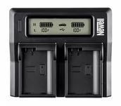 Akumulatory do aparatów dedykowane - Newell DC-LCD ładowarka dwukanałowa do NP-FZ100 - miniaturka - grafika 1