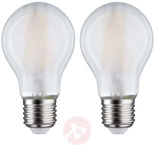 Paulmann Żarówka LED E27 7W 2 700 K matowa 2 szt. - Żarówki LED - miniaturka - grafika 2