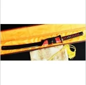 Repliki - broń - Kuźnia mieczy samurajskich MIECZ SAMURAJSKI WAKIZASHI DO TRENINGU, STAL WYSOKOWĘGLOWA 1095, HARTOWANA GLINKĄ, R323 - miniaturka - grafika 1