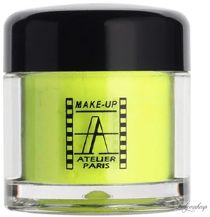 Make-Up Atelier Paris PIgment Fluo - Neonowy fluorescencyjny pigment do powiek - PF2 - YELLOW - Cienie do powiek - miniaturka - grafika 2