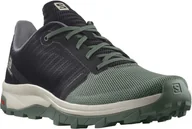 Buty trekkingowe męskie - Salomon Outbound PRISM Shoes Men, czarny/szary UK 11,5 | EU 46 2/3 2022 Buty turystyczne L41590800-11,5 - miniaturka - grafika 1