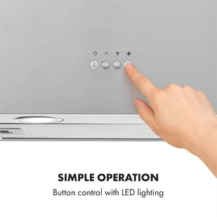 Klarstein CGCH3-Structura-S/S - Okapy kuchenne - miniaturka - grafika 5