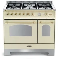 Kuchenki gazowo-elektryczne - Lofra Dolcevita 90 Avorio RBID96MFTE/CI - miniaturka - grafika 1