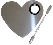 Akcesoria do paznokci - Elisium Elisium Paletka do mieszania kolorów z radełkiem 5902539707229 - miniaturka - grafika 1