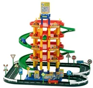 Tory, garaże, parkingi - Wader Quality Toys Wader QT Parking 5 poziomowy z Drogą i Samochodami - miniaturka - grafika 1