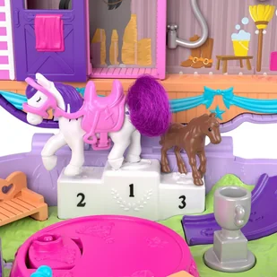 Mattel Polly Pocket Kompaktowe Zestawy Pony Jumpin Style FRY35 GTN14 - Lalki dla dziewczynek - miniaturka - grafika 8