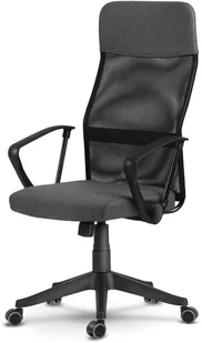 Fotel biurowy, krzesło biurowe Sofotel Fotel biurowy z mikrosiatki Sofotel Sydney ciemnoszary 2450 - Fotele i krzesła biurowe - miniaturka - grafika 4