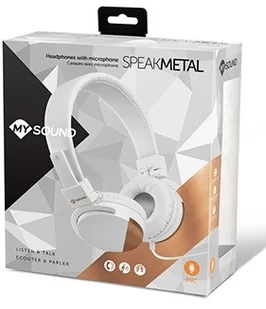 Meliconi Speak Metal Biały - Słuchawki - miniaturka - grafika 13