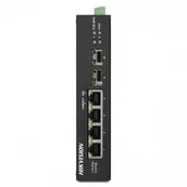 Switche - HIKVISION Switch PoE DS-3T0506HP-E/HS 4-portowy DS-3T0506HP-E/HS - miniaturka - grafika 1