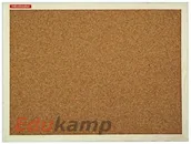 Tablice i flipcharty - Memoboards Tablica korkowa 60x40cm drewniana TB09DK - miniaturka - grafika 1