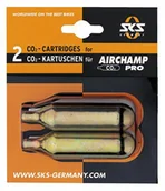 Akcesoria rowerowe - SKS Naboje CO2 Airchamp / Wersja zestawu: 2 sztuki - miniaturka - grafika 1