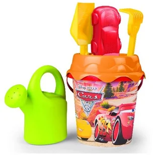 Smoby Wiaderko z akcesoriami Auta GXP-580494 - Zabawki do piasku - miniaturka - grafika 3