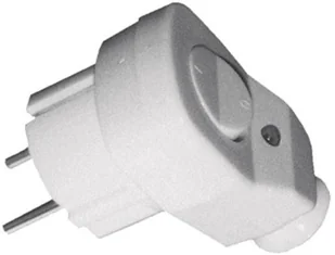 PCE Wtyczka kątowa z wyłącznikiem 10/16A 2P+Z UNI-SCHUKO IP20 biała 9002215 9002215 - Gniazdka elektryczne - miniaturka - grafika 3