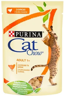 Purina Cat Chow Adult Kurczak i cukinia 85g - Mokra karma dla kotów - miniaturka - grafika 2