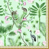 Folia, papier śniadaniowy, serwetki - Nuova R2S Easy life SERWETKI PAPIEROWE Wild Tropical - miniaturka - grafika 1
