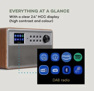 Auna Connect Link KC3 Drewno - Radia - miniaturka - grafika 7