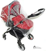 Torby i organizery dla mam - For-your-Little-One Ochrona przed deszczem kompatybilny z urządzeniami typu ABC Design Turbo 6 Baby torba do noszenia (198) FYLOCARRAINABCTUR198 - miniaturka - grafika 1