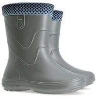 Buty dla dziewczynek - Demar Kalosze młodzieżowe VIBES-M z EVA ocieplane C 0325C - miniaturka - grafika 1