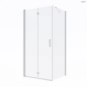 Kabiny prysznicowe - Oltens Trana 100x80 cm prostokątna drzwi ze ścianką 20200100 OLT-20200100-0 - miniaturka - grafika 1