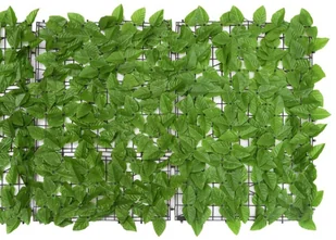 vidaXL Lumarko Parawan balkonowy, zielone liście, 300x75 cm! 315495 - Markizy - miniaturka - grafika 3