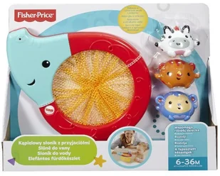 Fisher Price Kąpielowy słonik CMY23 - Zabawki do kąpieli - miniaturka - grafika 8