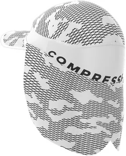 Compressport Czapka biegowa z daszkiem ICE CAP SUN SHADE biało-szara - Czapki i chusty sportowe męskie - miniaturka - grafika 6