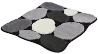 Dywaniki łazienkowe - Kleine Wolke dywanik łazienkowy z serii "Stone", czarny, 55 x 65 cm 8972926331 - miniaturka - grafika 1