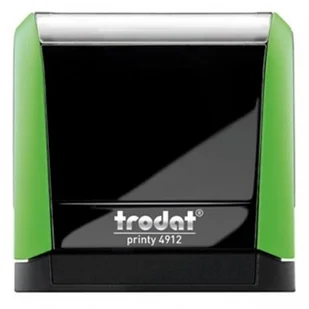 Trodat Pieczątka 4912 zielona - poduszka czarna 47x18mm UN197-4 - Pieczątki - miniaturka - grafika 2