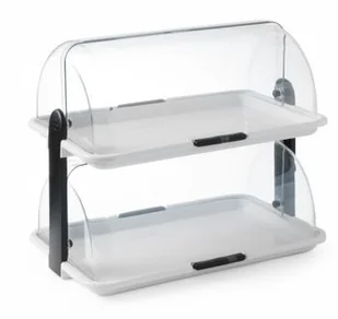 Hendi Witrynka podwójna 871713 - Wyposażenie lokali gastronomicznych - miniaturka - grafika 2