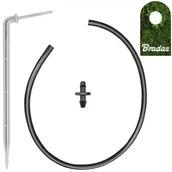 Inne akcesoria do nawadniania - BRADAS Długi kątowy kroplownik patykowy PREMIUM 2,2l/h z wkłuwką i wężykiem 50cm 0230 DSK-2212L - miniaturka - grafika 1
