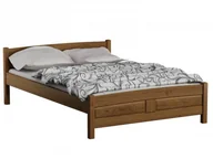 Łóżka - Magnat Meble Łóżko drewniane Julia 160x200 DĄB - miniaturka - grafika 1