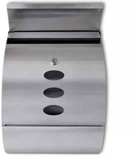 vidaXL Skrzynka na listy ze stali nierdzewnej vidaXL - Skrzynki na listy - miniaturka - grafika 2