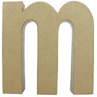 Dekoratorstwo - Decopatch Art déco Patch ac394o litera "A" fantazja z kartonu, 5 x 22 x 23 cm, do dekoracji, idealny do ich ozdoba do mieszkania, karton brązowy, brązowy AC406O - miniaturka - grafika 1