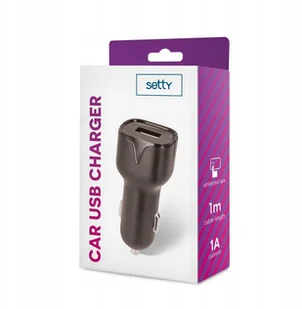 Ładowarka samochodowa Setty USB 1A czarna - Ładowarki samochodowe - miniaturka - grafika 6