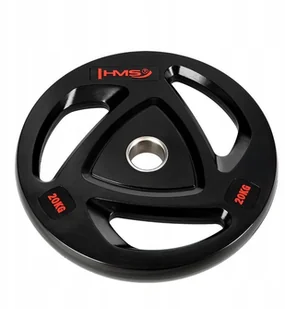 Olimpijski Czarny Solidny Talerz TOX20 20 Kg Guma - Obciążenia - miniaturka - grafika 6