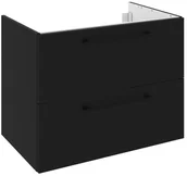 Szafki łazienkowe - SENSEA Szafka pod umywalkę Remix Black Mat 75 Sensea - miniaturka - grafika 1