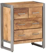 Szafki do salonu - vidaXL Lumarko Szafka, 60x35x70 cm, surowe drewno mango 323485 - miniaturka - grafika 1