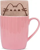 Kubki - NoName kubek i skarpetki Pusheen 15 x 8,5 cm ceramiczny różowy 2-częściowy twm_504976 - miniaturka - grafika 1