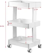 Meble kosmetyczne - ACTIVESHOP POMOCNIK KOSMETYCZNY 084 BIAŁY AS_123807 - miniaturka - grafika 1