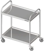 Wózki na żywność - Stalgast Wózek kelnerski dwupółkowy 900x500x950 mm 982025090 - miniaturka - grafika 1