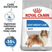 Sucha karma dla psów - Royal Canin CCN Maxi Light Weight Care 10 kg - miniaturka - grafika 1