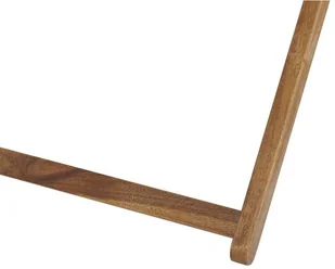 Beliani Leżak ogrodowy beżowy AVELLINO - Leżaki ogrodowe - miniaturka - grafika 4