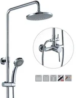 Baterie wannowe i prysznicowe - Luccio IRYD Bateria Natryskowa Prysznicowa z Deszczownicą TZ 28-07 L - miniaturka - grafika 1