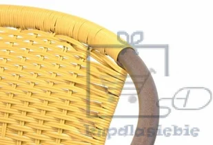 Garthen 5-częściowy zestaw mebli ogrodowych,4 krzesła polirattan - stół szklany - Meble ogrodowe - miniaturka - grafika 4