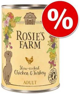 Rosie's Farm Pakiet próbny Rosies Farm, 6 x 400 - Adult, ryba i kurczak - Mokra karma dla psów - miniaturka - grafika 4