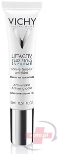 Vichy wrażliwa Liftactiv Supreme krem pod oczy 15ml - Kosmetyki pod oczy Vichy wrażliwa Liftactiv Supreme krem pod oczy 15ml - Kosmetyki pod oczy - miniaturka - grafika 1