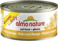 Mokra karma dla kotów - Almo Nature Classic in Jelly Chicken and mango kurczak z mango) puszka 6x70g - miniaturka - grafika 1
