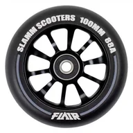 Akcesoria do skatingu - Slamm Slamm Flair 2.0 100mm kółko do hulajnogi wyczynowej Black SL580-2-BLK - miniaturka - grafika 1