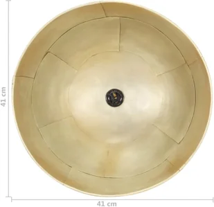 VidaXL Industrialna lampa wisząca, 25 W, mosiężna, okrągła, 41 cm, E27 320542 - Lampy sufitowe - miniaturka - grafika 10