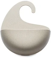 Akcesoria łazienkowe - Koziol Pojemnik łazienkowy do zawieszenia Surf M Organic beżowy, 6,5 x 21,6 x 25,3 cm - miniaturka - grafika 1